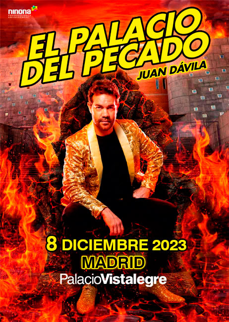 Juan Dávila – Palacio del Pecado (Sábado 8 Dic 2023)